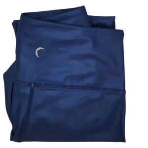 Zyia Active blue metallic leggings size 4